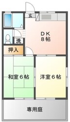 国立コーポラスの物件間取画像